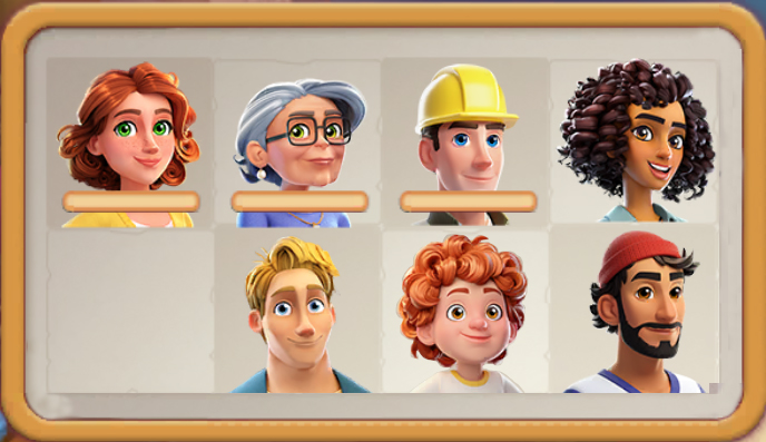 벨라의 크리스마스 작업장 등장 캐릭터