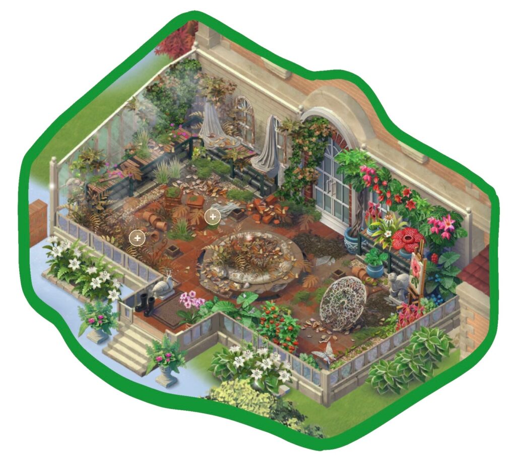 온실 오른쪽 구역 완료