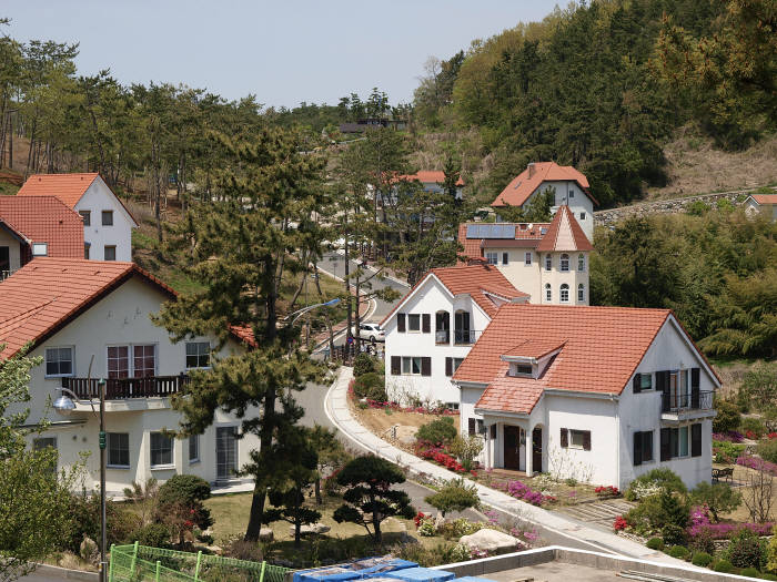 남해 독일마을 전경