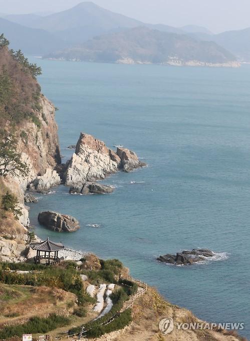 남해 바래길 경치