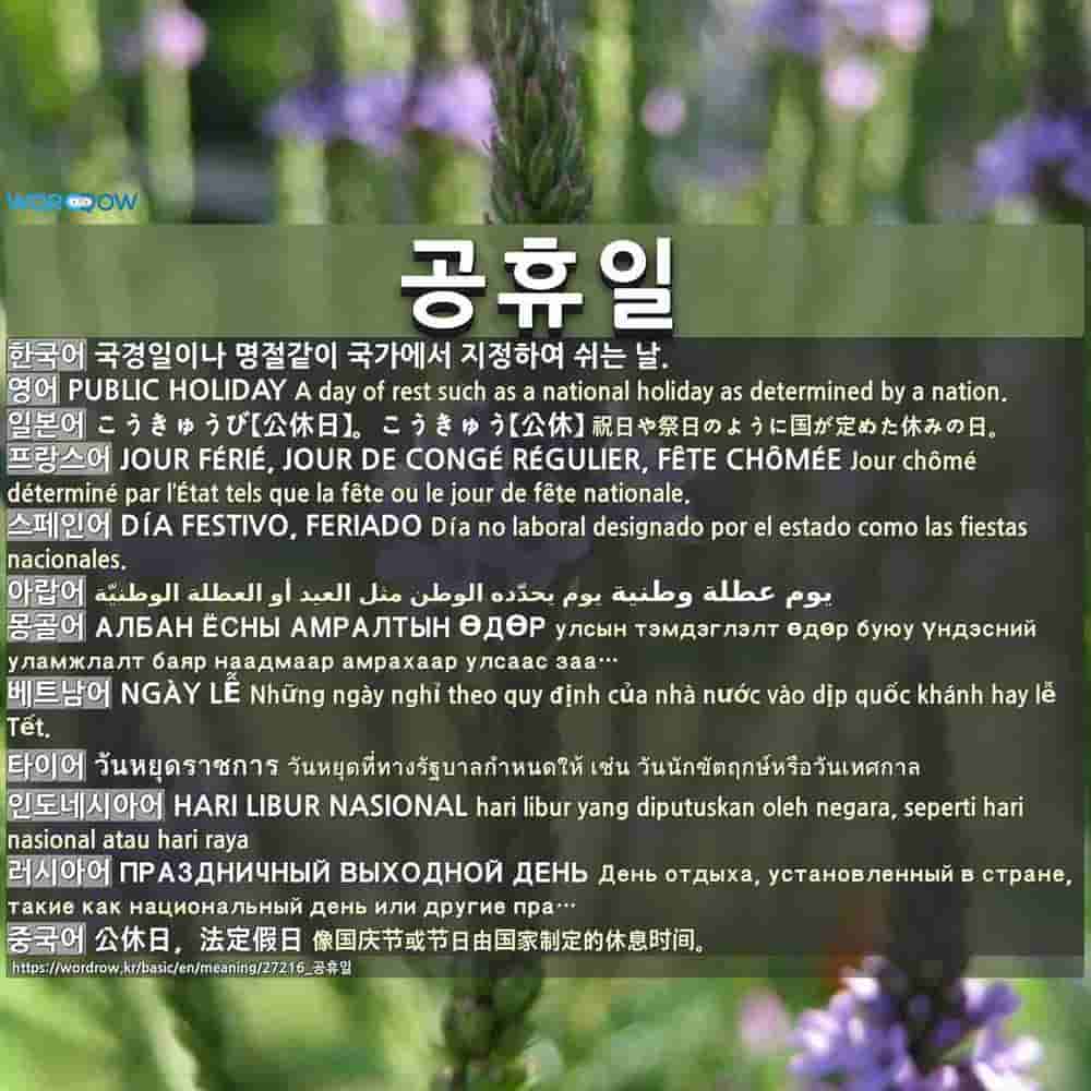 대체공휴일 전경