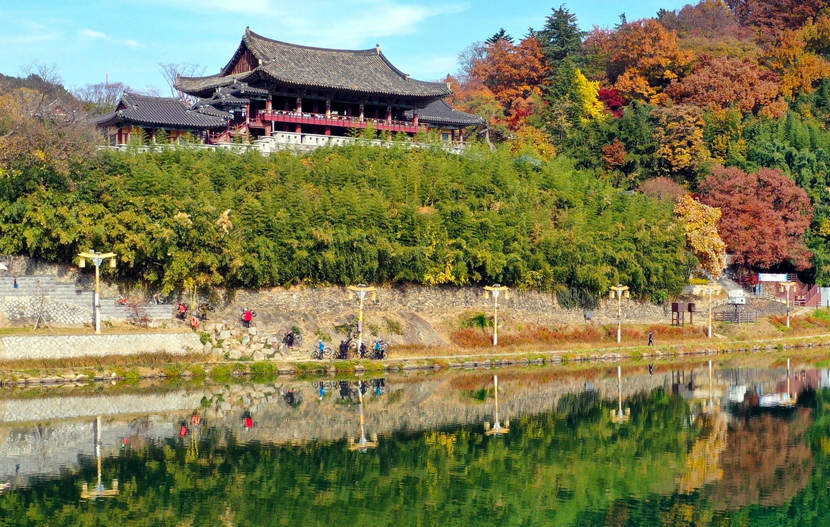 밀양 영남루 경치