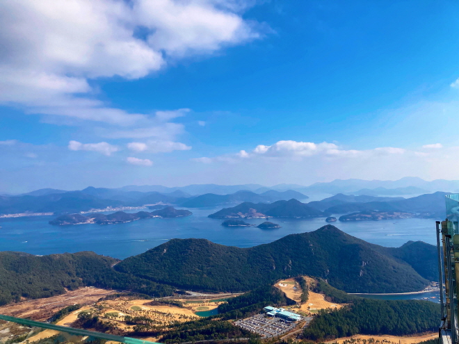 통영 한산도 경치